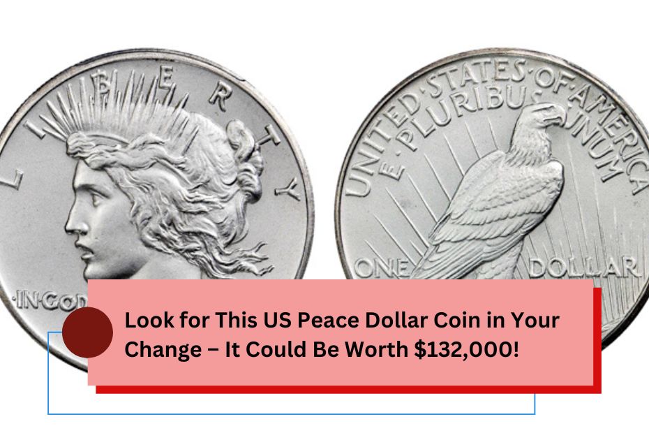 Look for This US Peace Dollar Coin in Your Change – It Could Be Worth $132,000!