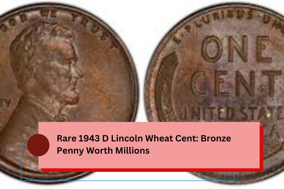 Rare 1943 D Lincoln Wheat Cent: Bronze Penny Worth Millions