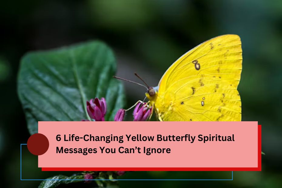 6 Life-Changing Yellow Butterfly Spiritual Messages You Can’t Ignore