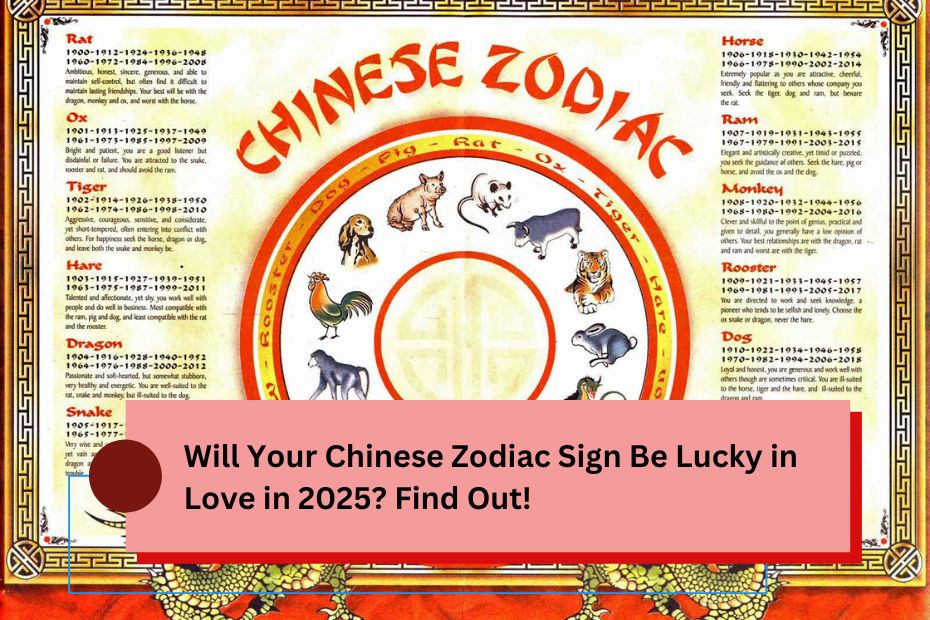 Will Your Chinese Zodiac Sign Be Lucky in Love in 2025? Find Out!